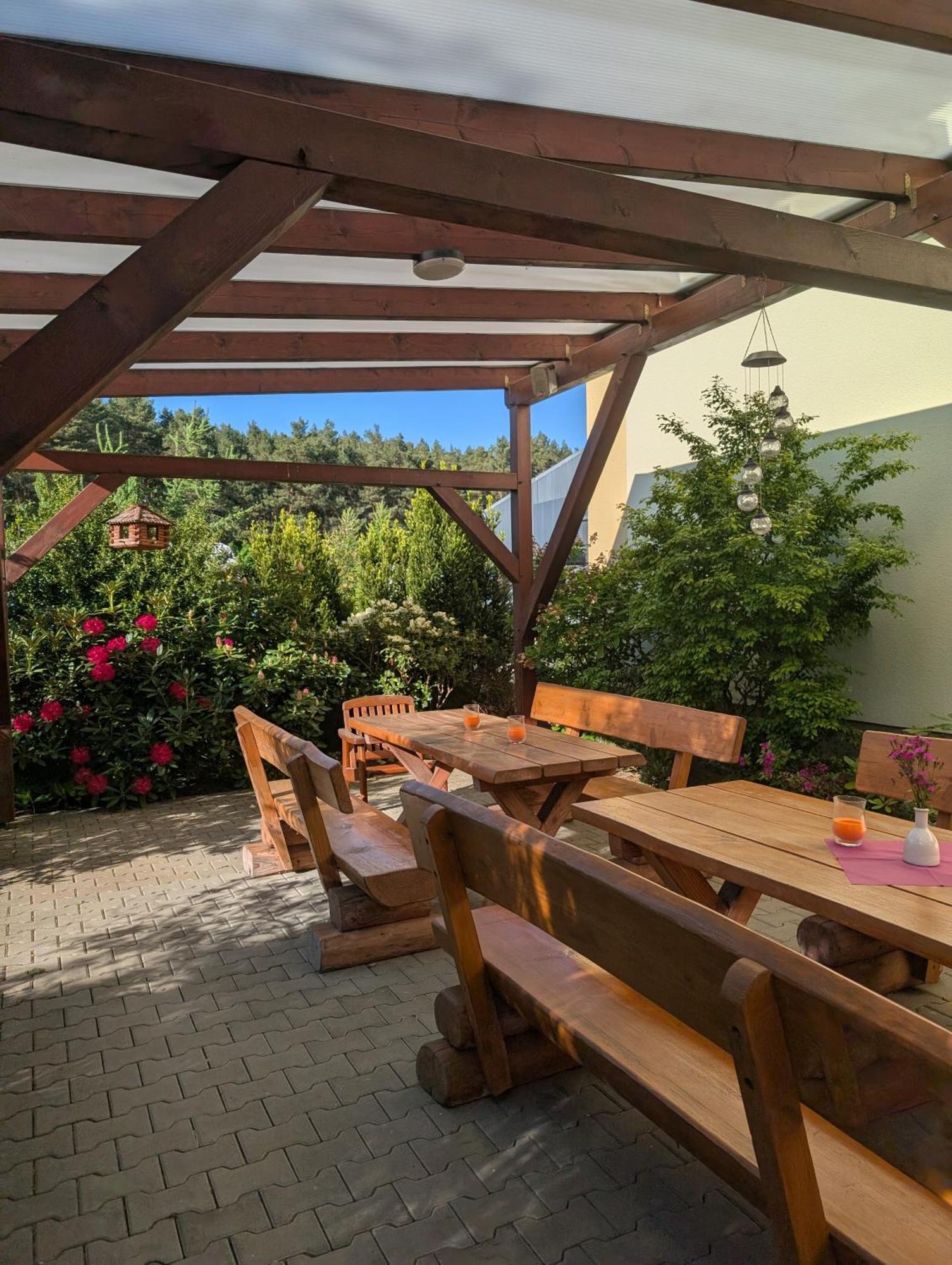 Pension Zum Reiterhof, Fewo 2 Schmogrow Esterno foto